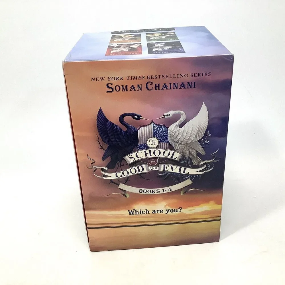 The School for Good and Evil Books 1-4 Paperback Gift Box Set by Soman Chainani‎